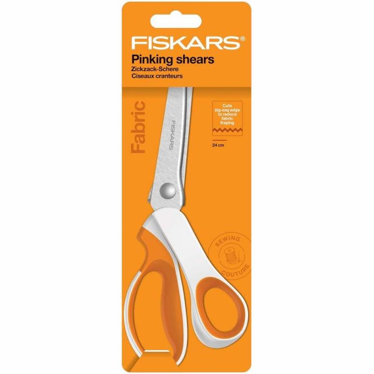 Fiskars Pinking Shears Scissors 24cm, stainless steel