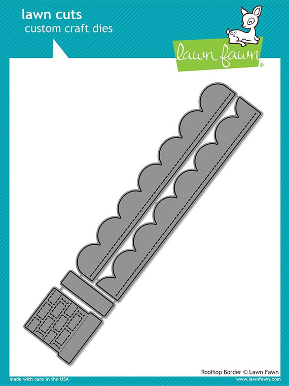 Lawn Fawn Rooftop Border Custom Craft Dies