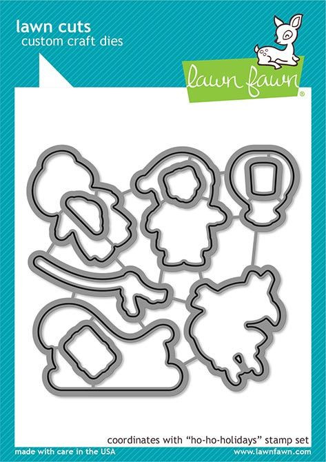 Lawn Fawn Ho-Ho-Holidays Lawn Cuts Custom Craft Dies