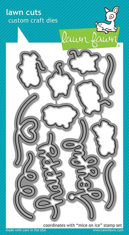 Lawn Fawn Mice On Ice Lawn Cuts Custom Craft Dies