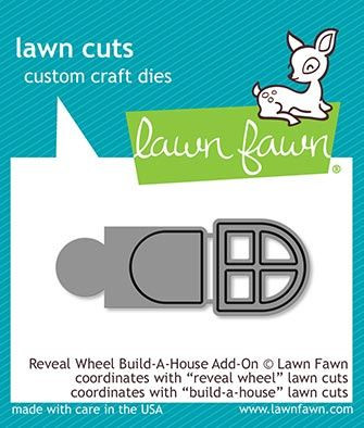 Lawn Fawn Reveal Wheel Build-A-House Add-On Custom Craft Dies