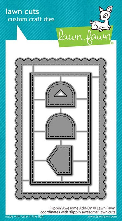 Lawn Fawn Flippin' Awesome Add-On Custom Craft Dies