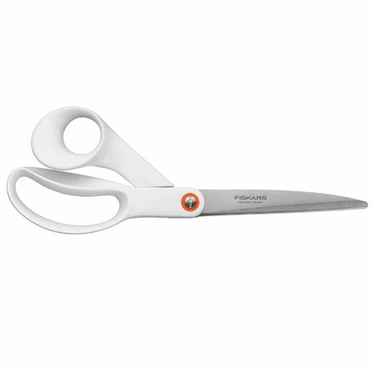 Fiskars Functional Form Large Universal General Purpose Scissors  - White 24cm