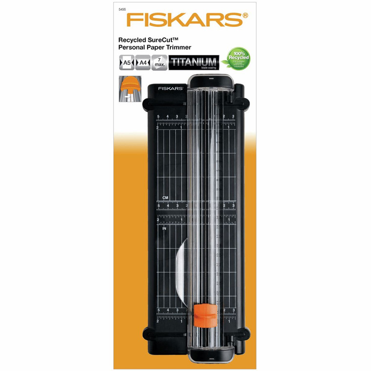 Fiskars Recycled SureCut Personal Paper Trimmer - A5/A4