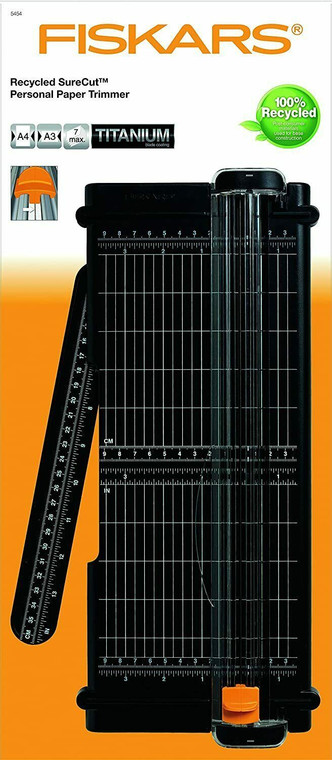 Fiskars Recycled SureCut Personal Paper Trimmer - A4/A3