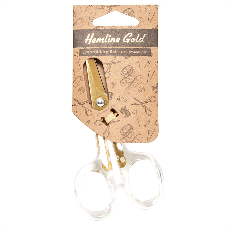 Hemline Gold - Embroidery Scissors - 12.5cm