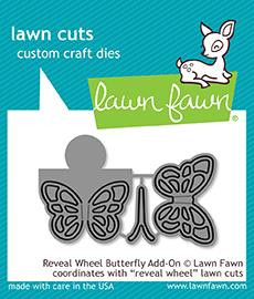 Lawn Fawn Reveal Wheel Butterfly Add-On Custom Craft Dies