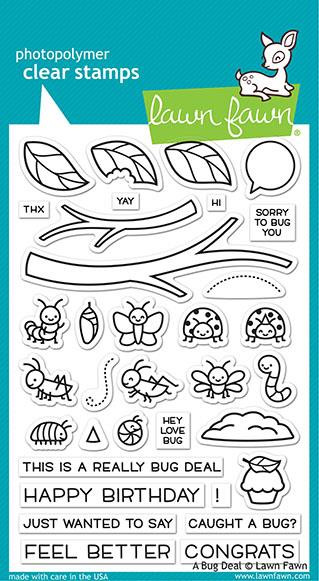 Lawn Fawn A Bug Deal 4X6 Clear Stamp Set