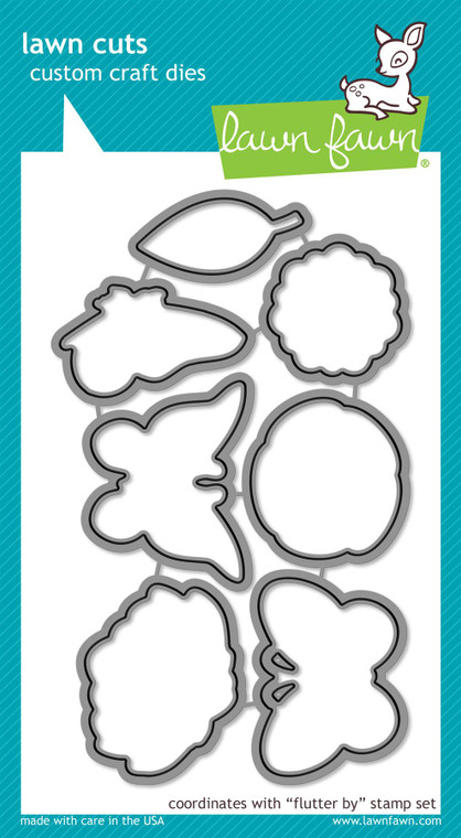 Lawn Fawn Flutter By - Lawn Cuts Custom Craft Dies