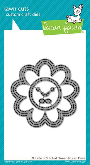 Lawn Fawn Outside In Stitched Flower Custom Craft Dies