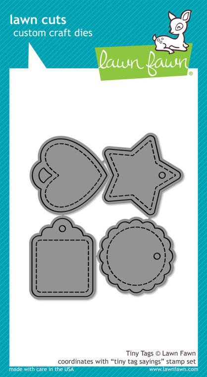 Lawn Fawn Tiny Tags Custom Craft Dies