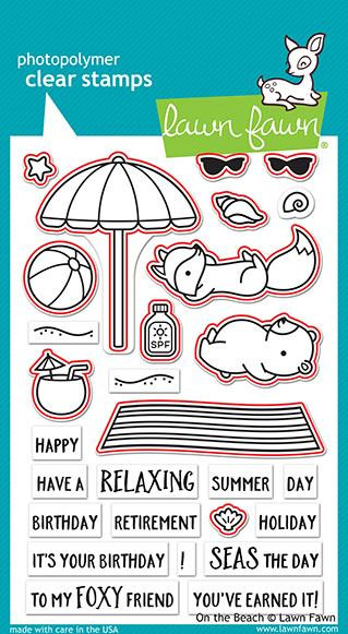 Lawn Fawn On The Beach - Lawn Cuts Custom Craft Dies