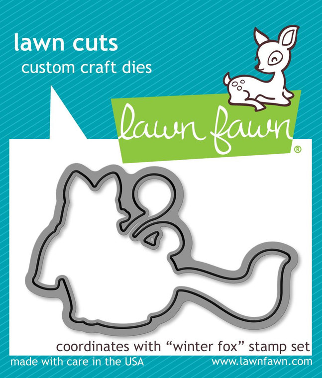 Lawn Fawn Winter Fox - Lawn Cuts Custom Craft Dies