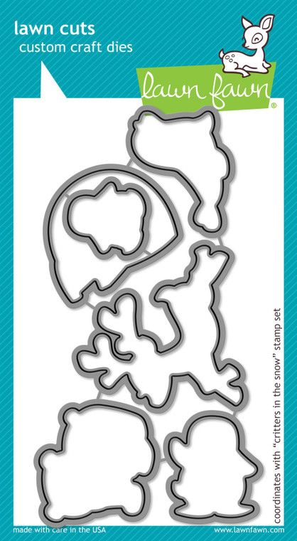 Lawn Fawn Critters In The Snow - Lawn Cuts Custom Craft Dies
