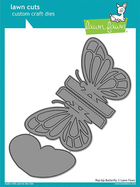 Lawn Fawn Pop-Up Butterfly Custom Craft Dies