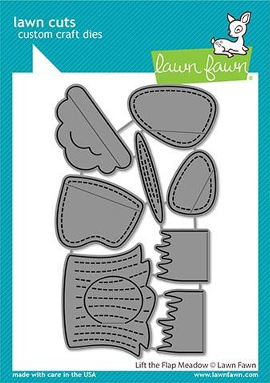 Lawn Fawn Lift The Flap Meadow Custom Craft Dies