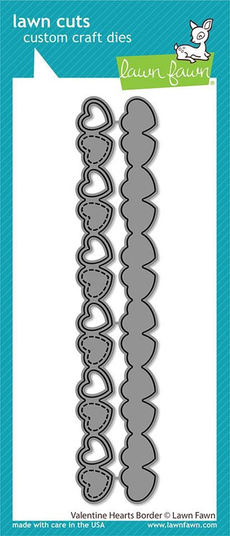Lawn Fawn 'Valentine Hearts Border' Dies