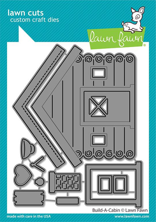 Lawn Fawn Dies - Build-A-Cabin