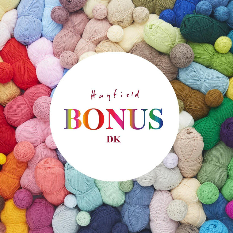 Hayfield Bonus DK 100% Acrylic Double Knit 100g  280 m / 306 yrds