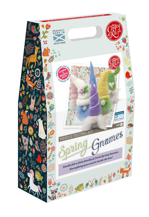 Craft Kit Company Spring Gnomes Needle Felting Kit