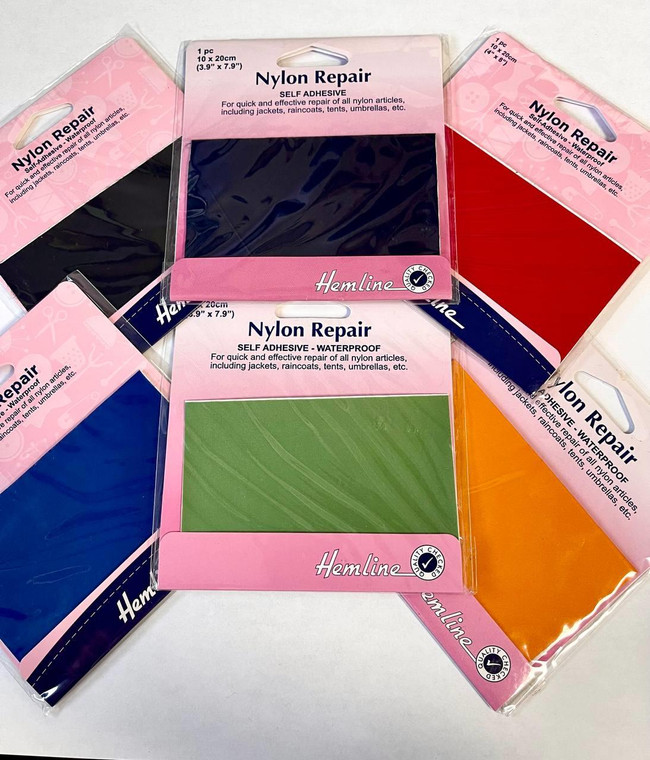 Hemline Self Adhesive Nylon Repair Patch 10 x 20cm