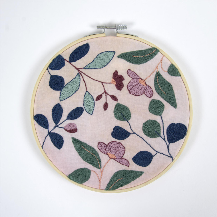 DMC Punch Needle Kit Tropical Flowers by Nathalie Weinzaepflen - Intermediate