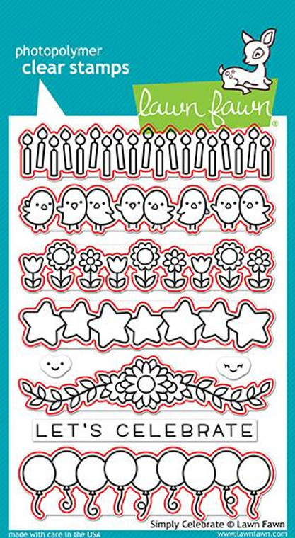 Lawn Fawn Simply Celebrate - Lawn Cuts Custom Craft Dies