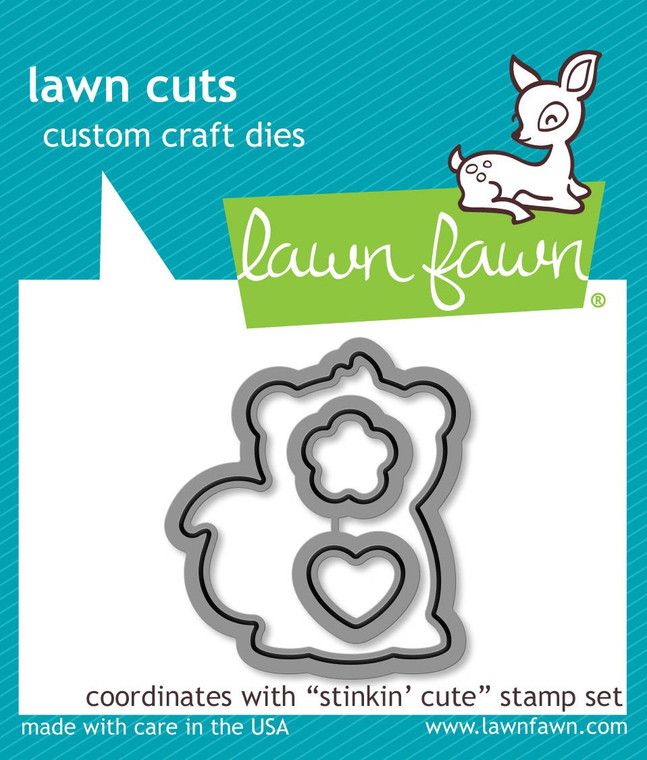 Lawn Fawn Stinkin' Cute - Lawn Cuts Custom Craft Dies