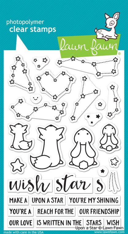 Lawn Fawn Upon A Star 4X6 Clear Stamp Set