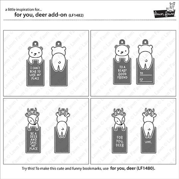 Lawn Fawn For You, Deer Add-On Custom Craft Dies