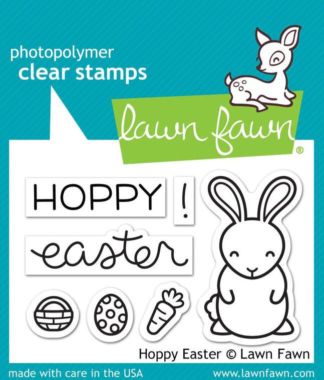 Lawn Fawn Hoppy Easter 2X3 Clear Stamp