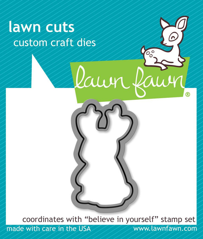 Lawn Fawn Believe In Yourself - Lawn Cuts Custom Craft Dies