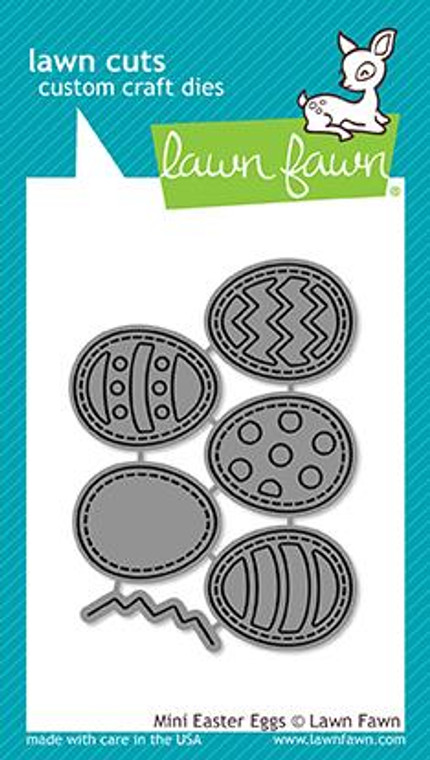 Lawn Fawn Mini Easter Eggs Custom Craft Dies
