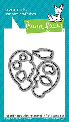 Lawn Fawn Manatee-Rific - Lawn Cuts Custom Craft Dies