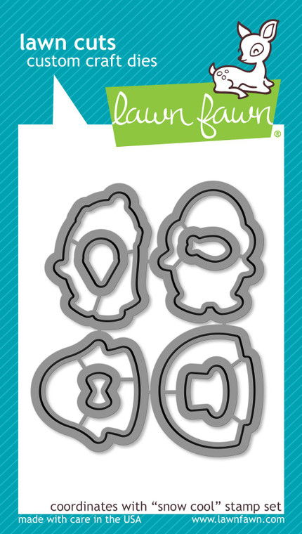 Lawn Fawn Snow Cool Lawn Cuts Custom Craft Dies