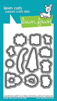 Lawn Fawn Car Critters Christmas Add-On - Lawn Cuts Custom Craft Dies