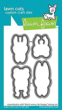 Lawn Fawn Dont Worry, Be Hoppy - Lawn Cuts Custom Craft Dies