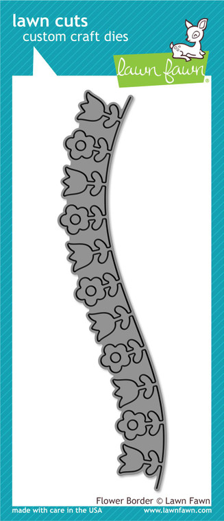 Lawn Fawn Flower Border Custom Craft Dies