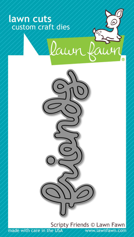 Lawn Fawn Scripty Friends Custom Craft Dies
