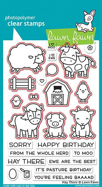 Lawn Fawn Hay There - Lawn Cuts Custom Craft Dies