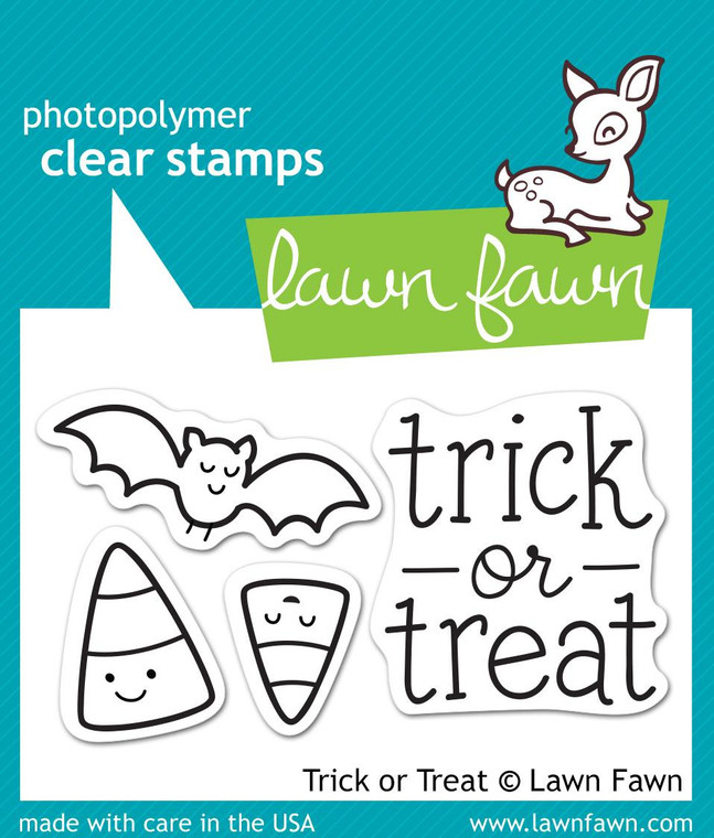 Lawn Fawn Trick Or Treat 2X3 Clear Stamp
