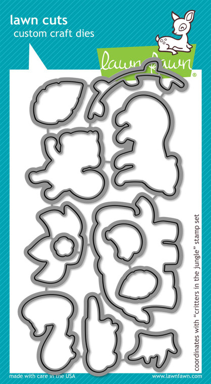 Lawn Fawn Critters In The Jungle - Lawn Cuts Custom Craft Dies