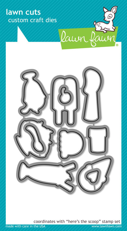 Lawn Fawn Here'S The Scoop - Lawn Cuts Custom Craft Dies