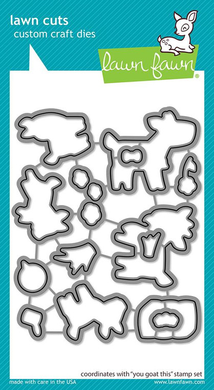 Lawn Fawn you goat this - lawn cuts dies