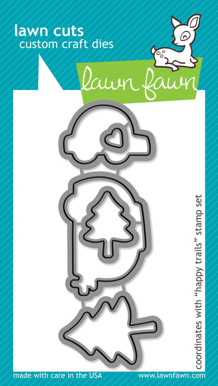 Lawn Fawn Happy Trails - Lawn Cuts Custom Craft Dies