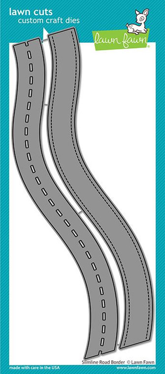 Lawn Fawn Slimline Road Border Custom Craft Dies