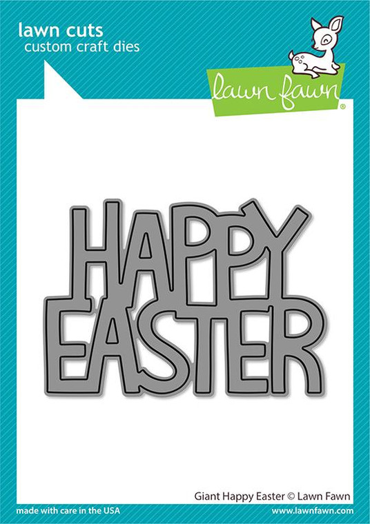 Lawn Fawn giant happy easter dies