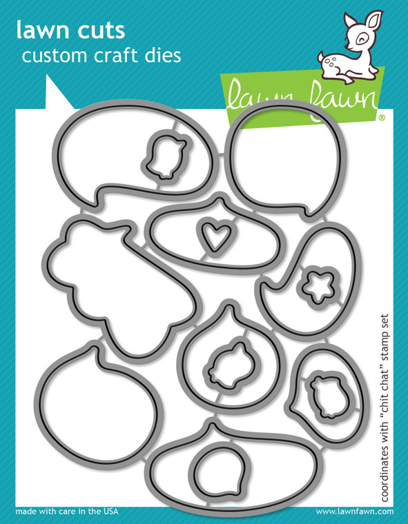 Lawn Fawn Lawn Cuts - Chit Chat Dies