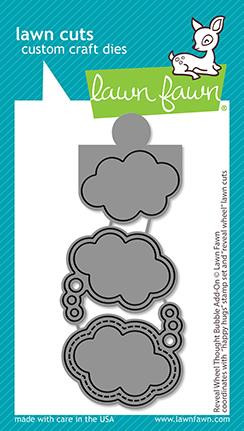 Lawn Fawn Reveal Wheel Thought Bubble Add-On Custom Craft Dies