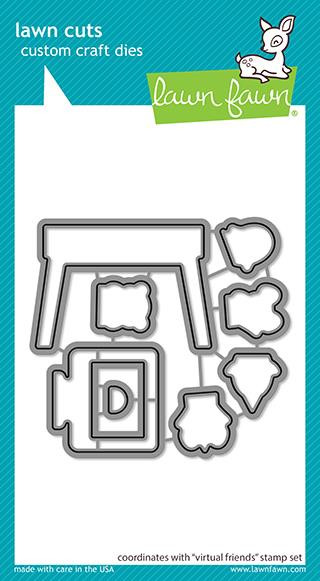 Lawn Fawn Virtual Friends - Lawn Cuts Custom Craft Dies